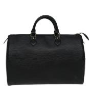 Pre-owned Leather louis-vuitton-bags Louis Vuitton Vintage , Black , D...