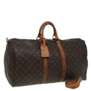 Pre-owned Canvas louis-vuitton-bags Louis Vuitton Vintage , Brown , Da...