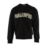 Caleb Zwart Katoen Trui Heren Parajumpers , Black , Heren