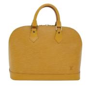 Pre-owned Leather louis-vuitton-bags Louis Vuitton Vintage , Yellow , ...