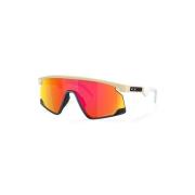 Oranje Spiegelende Oversize Zonnebril Oakley , Multicolor , Unisex