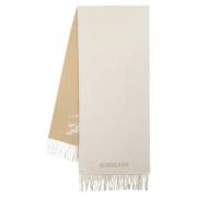 Fabric scarves Burberry , Beige , Dames