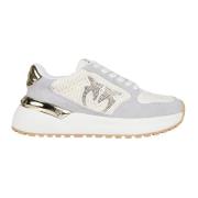 Stijlvolle Sneakers voor Vrouwen Pinko , Gray , Dames