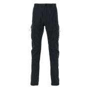 Blauwe Cargo Broek Lens Motief C.p. Company , Blue , Heren