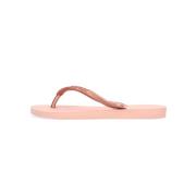 Kinderen Slim Zomer Slipper Havaianas , Pink , Dames