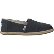 Zwarte Canvas Espadrilles Classic Alpargata Toms , Gray , Dames