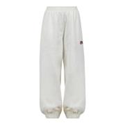 Glitter Logo Sweatpants 8PM , White , Dames