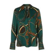 Stijlvolle Blouses voor Vrouwen Marc Cain , Green , Dames