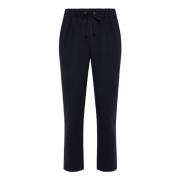 Katoenmix Interlock Broek Boggi Milano , Blue , Heren