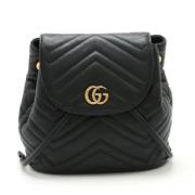 Pre-owned Leather gucci-bags Gucci Vintage , Black , Dames