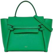 Pre-owned Leather celine-bags Celine Vintage , Green , Dames