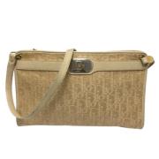 Pre-owned Fabric dior-bags Dior Vintage , Beige , Dames