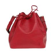 Pre-owned Leather louis-vuitton-bags Louis Vuitton Vintage , Red , Dam...