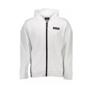 Sportieve Hoodie met Contrastdetails Plein Sport , White , Heren