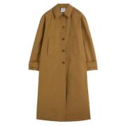 Eleanor Coat - Stijlvolle buitenkleding Aspesi , Brown , Dames