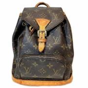 Pre-owned Canvas backpacks Louis Vuitton Vintage , Brown , Dames