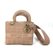 Pre-owned Fabric dior-bags Dior Vintage , Pink , Dames