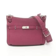 Pre-owned Leather shoulder-bags Hermès Vintage , Pink , Dames