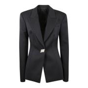 Elegante Blazer voor Stijlvolle Outfits The Attico , Black , Dames