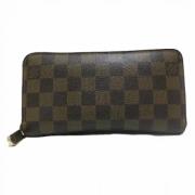 Pre-owned Canvas wallets Louis Vuitton Vintage , Brown , Dames