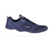 Blauwe Sportieve Vetersneakers voor Heren GAS , Blue , Heren