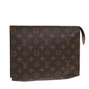 Pre-owned Canvas pouches Louis Vuitton Vintage , Brown , Dames