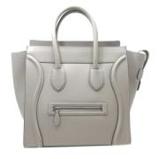 Pre-owned Leather celine-bags Celine Vintage , Gray , Dames