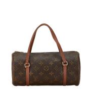 Pre-owned Canvas handbags Louis Vuitton Vintage , Brown , Dames