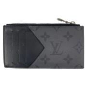 Pre-owned Canvas wallets Louis Vuitton Vintage , Black , Dames