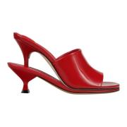 Dubbele Band Muiltjes Jacquemus , Red , Dames