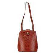 Pre-owned Leather louis-vuitton-bags Louis Vuitton Vintage , Brown , D...