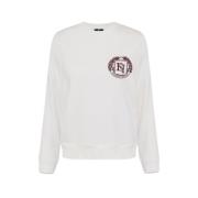 Stijlvolle Sweater voor Vrouwen Elisabetta Franchi , White , Dames