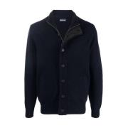 Blauwe Lana Cardigan Barbour , Blue , Heren