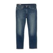 Slim Fit Navy Blue Denim Jeans Levi's , Blue , Heren