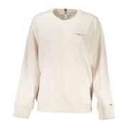 Beige Dames Ronde Hals Sweatshirt Tommy Hilfiger , Beige , Dames