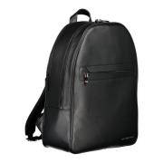 Zwarte Heren Rugzak met Laptopvak Tommy Hilfiger , Black , Heren