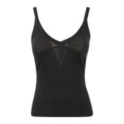 Stijlvolle Sweater Tank Top Max Mara , Black , Dames