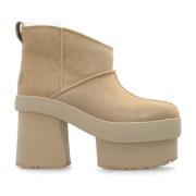 Gehakte enkellaarzen New Heights Platform UGG , Beige , Dames