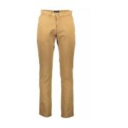 Beige Katoenen Jeans & Broek met Logo Lyle & Scott , Beige , Heren