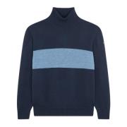 Stijlvolle Roll Neck Sweater Paul & Shark , Blue , Heren