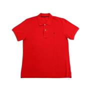 Rode Katoenen Polo Klassieke Stijl Carolina Herrera , Red , Heren