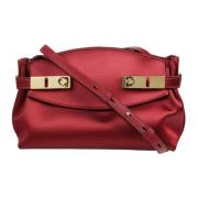 Stijlvolle Leren Tas voor Vrouwen Salvatore Ferragamo , Red , Dames