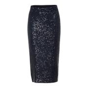 Pailletten Rok Night Sky Soaked in Luxury , Blue , Dames