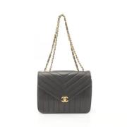 Pre-owned Fabric chanel-bags Chanel Vintage , Black , Dames