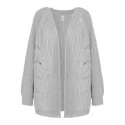 Zachte Wol Vest voor Vrouwen BomBoogie , Gray , Dames