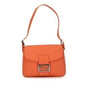 Pre-owned Canvas fendi-bags Fendi Vintage , Orange , Dames