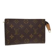 Pre-owned Canvas pouches Louis Vuitton Vintage , Brown , Dames