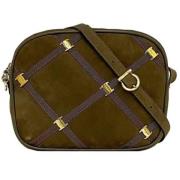 Pre-owned Suede shoulder-bags Salvatore Ferragamo Pre-owned , Brown , ...