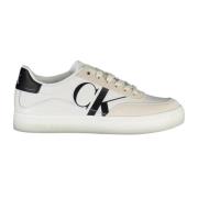 Sportieve Veterschoenen Wit Contrast Print Calvin Klein , White , Dame...