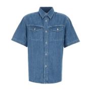 Stijlvolle Denim Shirt Kenzo , Blue , Heren